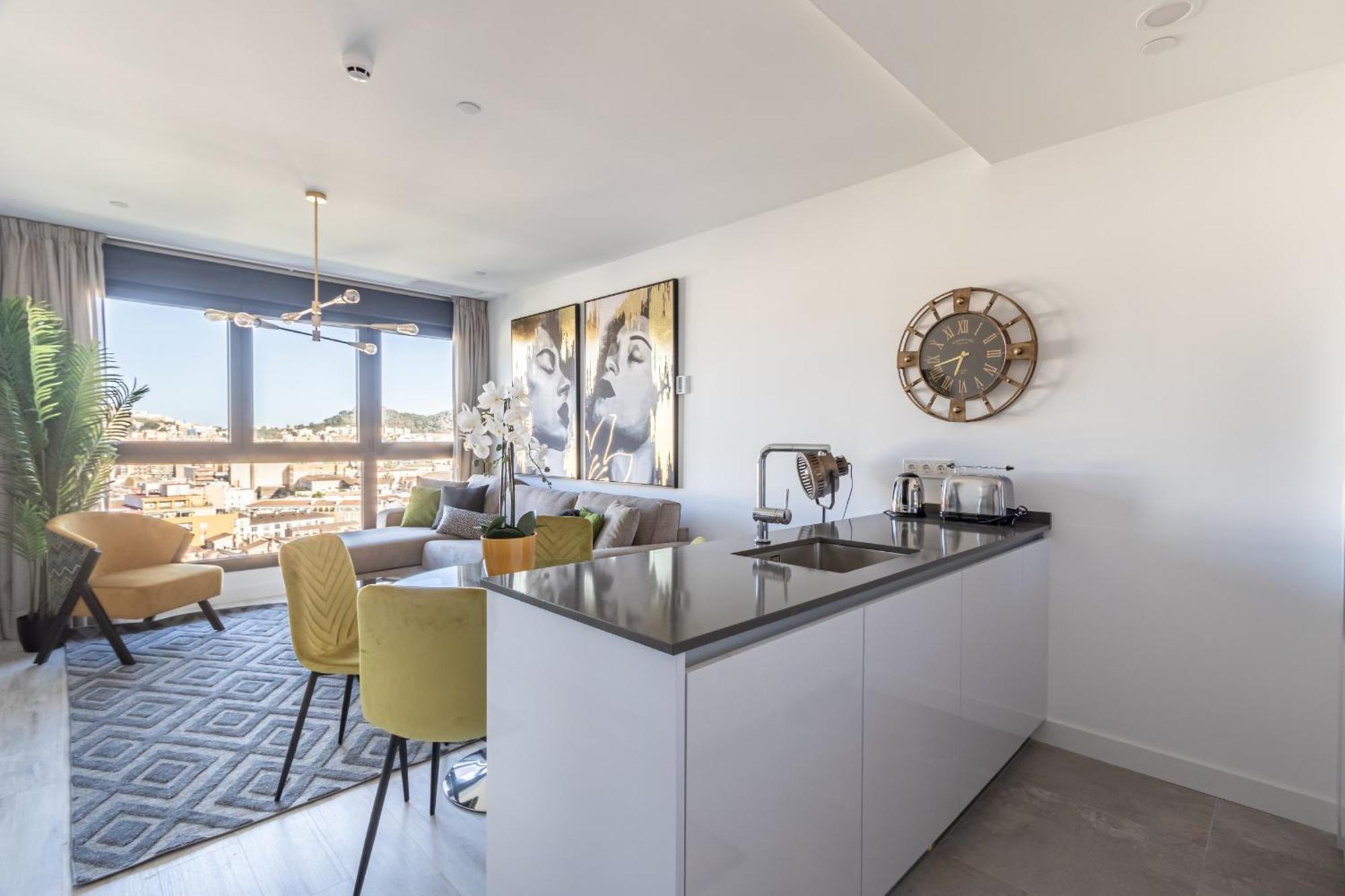 Apartamento Malaga Skyline 1 Pool & Parking Free Exterior foto