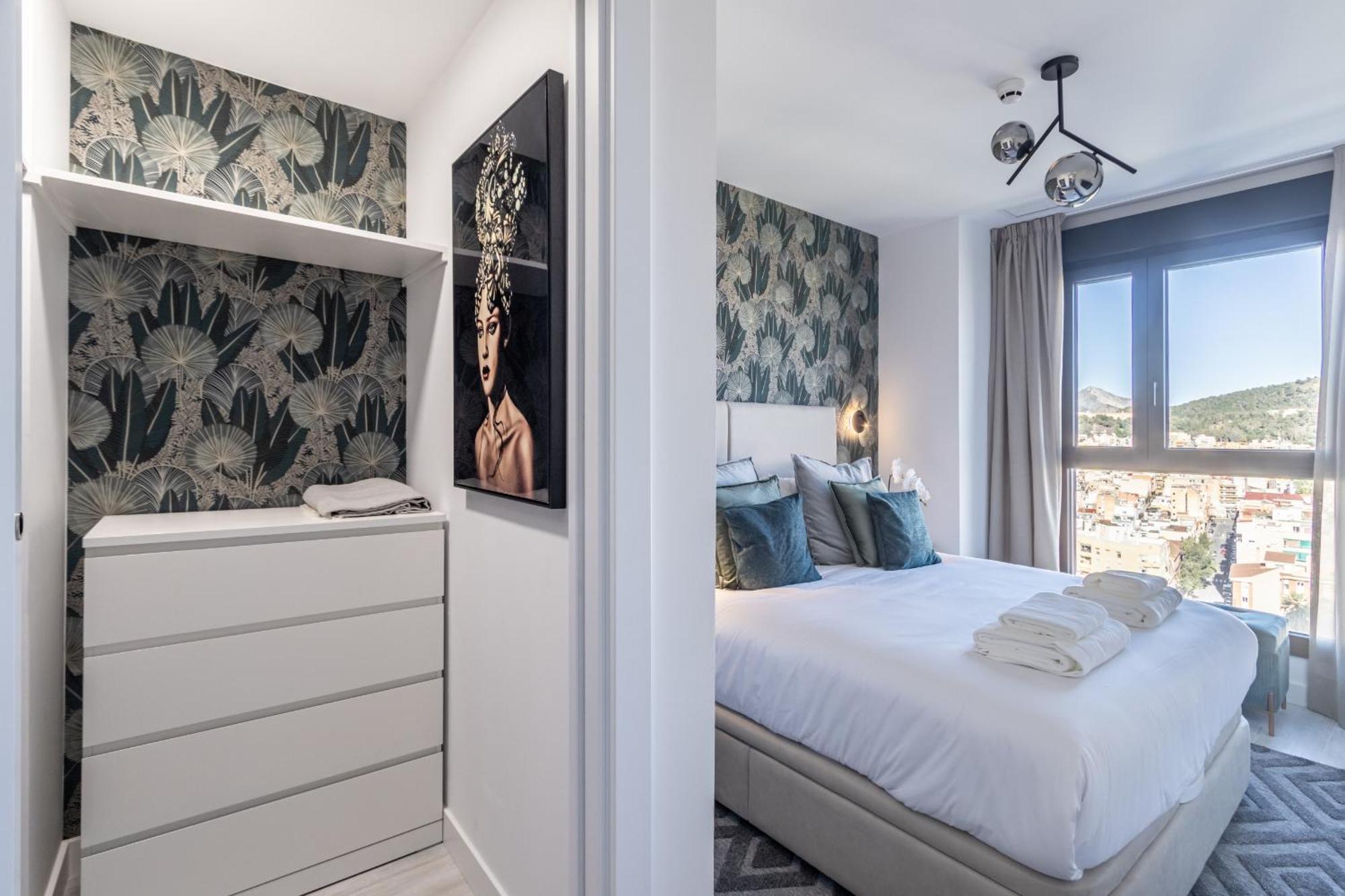 Apartamento Malaga Skyline 1 Pool & Parking Free Exterior foto