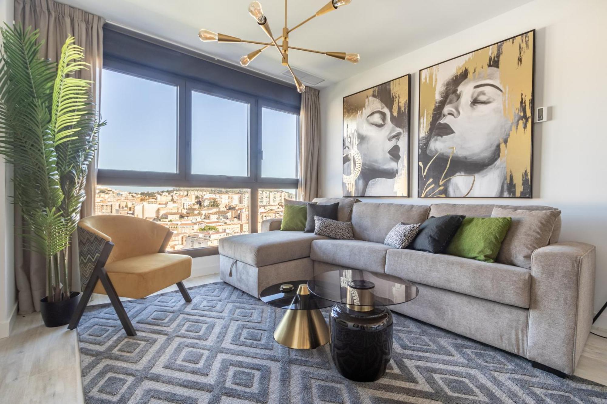 Apartamento Malaga Skyline 1 Pool & Parking Free Exterior foto